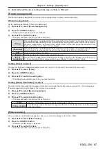 Предварительный просмотр 67 страницы Panasonic PT-TW350 Operating Instructions (Functional Manual)