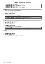 Предварительный просмотр 72 страницы Panasonic PT-TW350 Operating Instructions (Functional Manual)