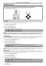 Предварительный просмотр 52 страницы Panasonic PT-TW350D Operating Instructions (Functional Manual)