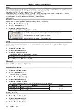 Предварительный просмотр 54 страницы Panasonic PT-TW350D Operating Instructions (Functional Manual)