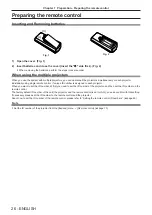 Предварительный просмотр 26 страницы Panasonic PT-TW371R Operating Instructions Manual