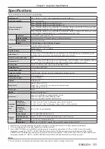 Preview for 131 page of Panasonic PT-TW381R Operating Instructions Manual