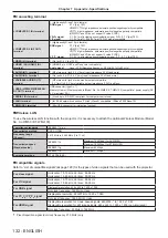 Preview for 132 page of Panasonic PT-TW381R Operating Instructions Manual