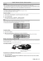 Preview for 81 page of Panasonic PT-TX340 Operating Instructions Manual