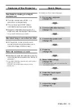 Preview for 13 page of Panasonic PT-TX440 Operating Instructions Manual