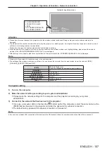 Preview for 107 page of Panasonic PT-VMZ60 Operating Instructions Manual