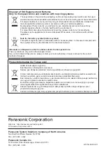 Preview for 150 page of Panasonic PT-VMZ60 Operating Instructions Manual