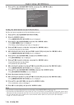 Preview for 104 page of Panasonic PT-VMZ71 Operating Instructions Manual