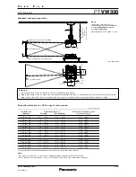 Предварительный просмотр 5 страницы Panasonic PT-VW330 Specification Sheet