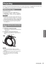 Предварительный просмотр 31 страницы Panasonic PT-VW330U Operating Instructions Manual