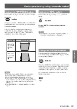 Предварительный просмотр 33 страницы Panasonic PT-VW330U Operating Instructions Manual