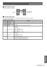 Предварительный просмотр 71 страницы Panasonic PT-VW330U Operating Instructions Manual