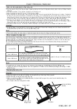 Предварительный просмотр 97 страницы Panasonic PT-VW340za Operating Instructions Manual