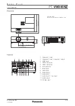 Preview for 5 page of Panasonic PT-VW345NZ Specifications