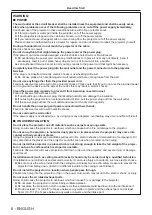 Preview for 6 page of Panasonic PT-VW360D Operating Instructions Manual