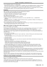 Preview for 15 page of Panasonic PT-VW360D Operating Instructions Manual