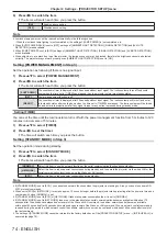 Preview for 74 page of Panasonic PT-VW360D Operating Instructions Manual