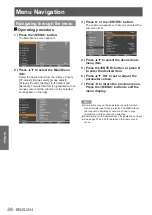 Preview for 36 page of Panasonic PT-VW430EA Operating Instructions Manual