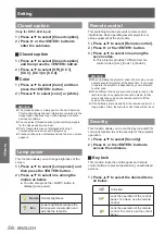 Preview for 56 page of Panasonic PT-VW430EA Operating Instructions Manual