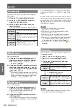 Preview for 48 page of Panasonic PT-VW431DE Operating Instructions Manual