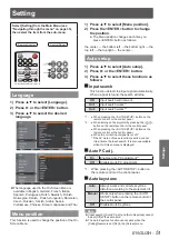 Preview for 51 page of Panasonic PT-VW431DE Operating Instructions Manual