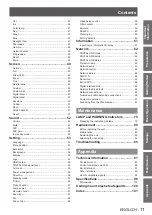 Preview for 11 page of Panasonic PT-VW431DU Operating Instructions Manual