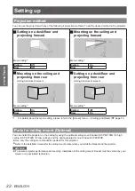 Preview for 22 page of Panasonic PT-VW431DU Operating Instructions Manual