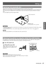 Preview for 25 page of Panasonic PT-VW431DU Operating Instructions Manual