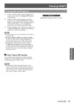 Preview for 31 page of Panasonic PT-VW431DU Operating Instructions Manual