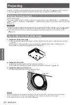 Preview for 32 page of Panasonic PT-VW431DU Operating Instructions Manual