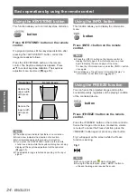 Preview for 34 page of Panasonic PT-VW431DU Operating Instructions Manual