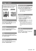 Preview for 45 page of Panasonic PT-VW431DU Operating Instructions Manual