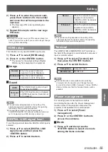 Preview for 55 page of Panasonic PT-VW431DU Operating Instructions Manual