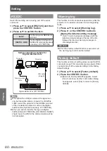 Preview for 60 page of Panasonic PT-VW431DU Operating Instructions Manual