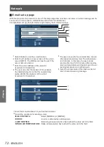 Preview for 72 page of Panasonic PT-VW431DU Operating Instructions Manual