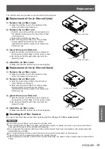 Preview for 81 page of Panasonic PT-VW431DU Operating Instructions Manual