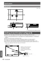 Предварительный просмотр 100 страницы Panasonic PT-VW431DU Operating Instructions Manual