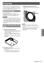 Preview for 37 page of Panasonic PT-VW435NEA Operating Instructions Manual