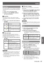 Preview for 63 page of Panasonic PT-VW435NEA Operating Instructions Manual