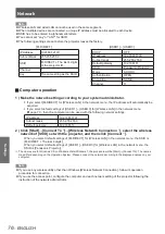 Preview for 76 page of Panasonic PT-VW435NEA Operating Instructions Manual