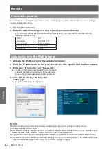 Preview for 64 page of Panasonic PT-VW440EA Operating Instructions Manual