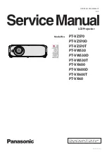 Panasonic PT-VW530 Service Manual preview