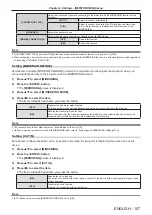 Preview for 107 page of Panasonic PT-VW545N Operating Instructions Manual