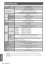 Предварительный просмотр 82 страницы Panasonic PT-VX400NTEA Operating Instructions (Functional Manual)