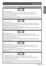 Preview for 9 page of Panasonic PT-VX400NTU Operating Instructions Manual