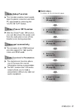 Preview for 9 page of Panasonic PT-VX41EA Operating Instructions Manual