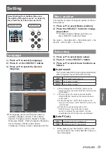 Preview for 51 page of Panasonic PT-VX41EA Operating Instructions Manual