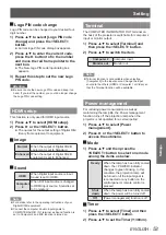 Preview for 53 page of Panasonic PT-VX41EA Operating Instructions Manual