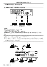 Предварительный просмотр 32 страницы Panasonic PT-VX42Z Operating Instructions Manual