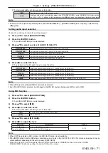 Предварительный просмотр 71 страницы Panasonic PT-VX42Z Operating Instructions Manual